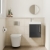 Delphi Pavilion Grey 400mm 1-Door Wall Hung Vanity Unit (inc Cloakroom Basin) | Thumbnail Image
