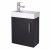 Delphi Pavilion 400mm 1-Door Wall Hung Vanity Unit (inc Cloakroom Basin) | Thumbnail Image