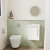 Delphi Pavilion White 400mm 1-Door Wall Hung Vanity Unit (inc Cloakroom Basin) | Thumbnail Image