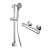 Delphi Pennard Thermostatic Round Bar Mixer Shower with Shower Kit - Chrome