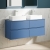 Delphi Penthouse Satin Blue 1200mm 4-Drawer Wall Hung Countertop Vanity Unit | Thumbnail Image