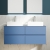 Delphi Penthouse Satin Blue 1200mm 4-Drawer Wall Hung Countertop Vanity Unit | Thumbnail Image
