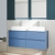 Delphi Penthouse Satin Blue 1200mm 4-Drawer Wall Hung Countertop Vanity Unit | Thumbnail Image
