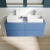 Delphi Penthouse Satin Blue 1200mm 4-Drawer Wall Hung Countertop Vanity Unit | Thumbnail Image