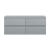 Delphi Penthouse 1200mm 4-Drawer Wall Hung Countertop Vanity Unit | Thumbnail Image
