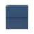 Delphi Penthouse Satin Blue 500mm 2-Drawer Wall Hung Countertop Vanity Unit | Thumbnail Image
