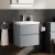 Delphi Penthouse 500mm 2-Drawer Wall Hung Vanity Unit (inc Basin) | Thumbnail Image