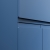 Delphi Penthouse Satin Blue 500mm 2-Door 1-Drawer Floor Standing Countertop Vanity Unit | Thumbnail Image