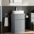 Delphi Penthouse 500mm 2-Door 1-Drawer Floor Standing Countertop Vanity Unit | Thumbnail Image