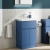 Delphi Penthouse 500mm 2-Door 1-Drawer Floor Standing Vanity Unit (inc Basin) | Thumbnail Image
