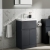 Delphi Penthouse 500mm 2-Door 1-Drawer Floor Standing Vanity Unit (inc Basin) | Thumbnail Image