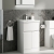 Delphi Penthouse 500mm 2-Door 1-Drawer Floor Standing Vanity Unit (inc Basin) | Thumbnail Image