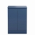 Delphi Penthouse Satin Blue 600mm 2-Door Floor Standing Countertop Vanity Unit | Thumbnail Image
