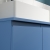 Delphi Penthouse Satin Blue 600mm 2-Door Floor Standing Countertop Vanity Unit | Thumbnail Image