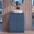 Delphi Penthouse Satin Blue 600mm 2-Door Floor Standing Countertop Vanity Unit | Thumbnail Image
