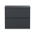 Delphi Penthouse 600mm 2-Drawer Wall Hung Countertop Vanity Unit | Thumbnail Image