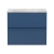 Delphi Penthouse Satin Blue 600mm 2-Drawer Wall Hung Premium Countertop Vanity Unit | Thumbnail Image