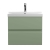 Delphi Penthouse 600mm 2-Drawer Wall Hung Vanity Unit (inc Basin) | Thumbnail Image