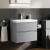 Delphi Penthouse 600mm 2-Drawer Wall Hung Vanity Unit (inc Basin) | Thumbnail Image