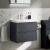 Delphi Penthouse 600mm 2-Drawer Wall Hung Vanity Unit (inc Basin) | Thumbnail Image