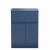 Delphi Penthouse Satin Blue 600mm 2-Door 1-Drawer Floor Standing Countertop Vanity Unit | Thumbnail Image