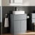 Delphi Penthouse 600mm 2-Door 1-Drawer Floor Standing Countertop Vanity Unit | Thumbnail Image