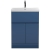 Delphi Penthouse 600mm 2-Door 1-Drawer Floor Standing Vanity Unit (inc Basin) | Thumbnail Image