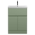 Delphi Penthouse 600mm 2-Door 1-Drawer Floor Standing Vanity Unit (inc Basin) | Thumbnail Image