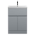 Delphi Penthouse 600mm 2-Door 1-Drawer Floor Standing Vanity Unit (inc Basin) | Thumbnail Image
