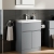 Delphi Penthouse 600mm 2-Door 1-Drawer Floor Standing Vanity Unit (inc Basin) | Thumbnail Image