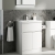 Delphi Penthouse 600mm 2-Door 1-Drawer Floor Standing Vanity Unit (inc Basin) | Thumbnail Image