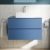 Delphi Penthouse Satin Blue 800mm 2-Drawer Wall Hung Countertop Vanity Unit | Thumbnail Image