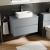 Delphi Penthouse Satin Grey 800mm 2-Drawer Wall Hung Countertop Vanity Unit | Thumbnail Image