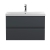 Delphi Penthouse 800mm 2-Drawer Wall Hung Vanity Unit (inc Basin) | Thumbnail Image
