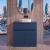 Delphi Penthouse Satin Blue 800mm 2-Door 1-Drawer Floor Standing Countertop Vanity Unit | Thumbnail Image