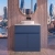 Delphi Penthouse Satin Blue 800mm 2-Door 1-Drawer Floor Standing Premium Countertop Vanity Unit | Thumbnail Image