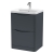 Delphi Polaris 600mm 2-Drawer Floor Standing Vanity Unit (inc Basin) | Thumbnail Image