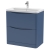 Delphi Polaris 800mm 2-Drawer Floor Standing Vanity Unit (inc Basin) | Thumbnail Image