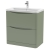 Delphi Polaris 800mm 2-Drawer Floor Standing Vanity Unit (inc Basin) | Thumbnail Image