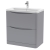 Delphi Polaris 800mm 2-Drawer Floor Standing Vanity Unit (inc Basin) | Thumbnail Image