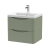 Delphi Polaris Satin Green 600mm 2-Drawer Wall Hung Vanity Unit (inc Basin) | Thumbnail Image
