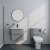 Delphi Polaris Satin Grey 600mm 2-Drawer Wall Hung Vanity Unit (inc Basin) | Thumbnail Image