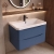 Delphi Polaris 800mm 2-Drawer Wall Hung Vanity Unit (inc Basin) | Thumbnail Image