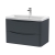 Delphi Polaris 800mm 2-Drawer Wall Hung Vanity Unit (inc Basin) | Thumbnail Image