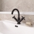 Delphi Sedona Matt Black Mono Basin Mixer Tap (inc Pop-Up Waste) | Thumbnail Image