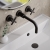 Delphi Sedona Matt Black 3-Hole Wall Mounted Basin/Bath Mixer Tap | Thumbnail Image