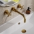 Delphi Sedona Brushed Brass 3-Hole Wall Mounted Basin/Bath Mixer Tap | Thumbnail Image