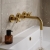 Delphi Sedona Brushed Brass 3-Hole Wall Mounted Basin/Bath Mixer Tap | Thumbnail Image