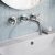 Delphi Sedona Chrome 3-Hole Wall Mounted Basin/Bath Mixer Tap | Thumbnail Image