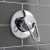 Delphi Solo Chrome Manual Concealed Shower Set with Fixed Head | Thumbnail Image
